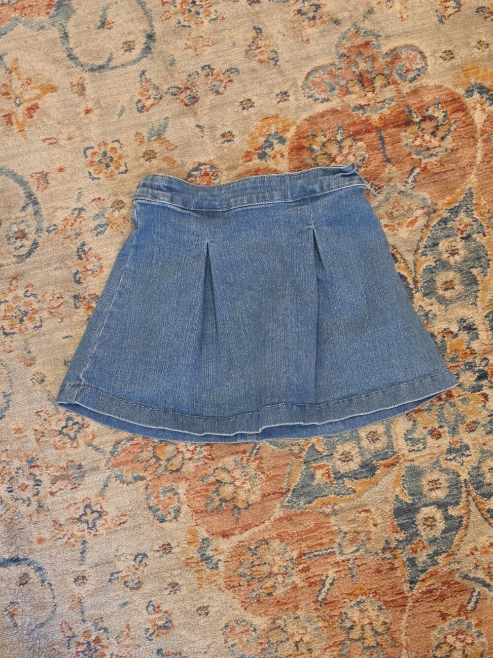 Cooper Key jean skirt